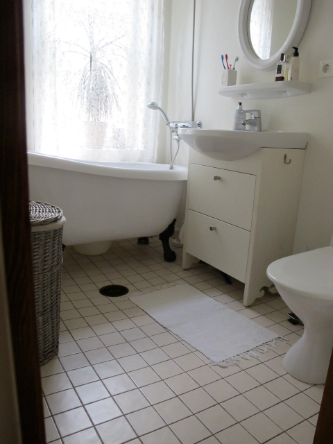 Vannitoa plaatimine dekoratiivse ribaga